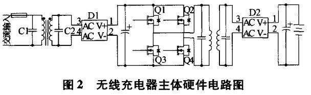 無(wú)線充電器主體硬件電路圖 無(wú)線充電器主體硬件電路圖